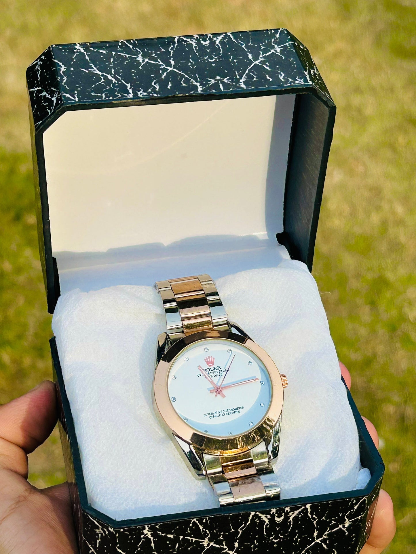 Rolex Daydate (White) Timexion.pk 