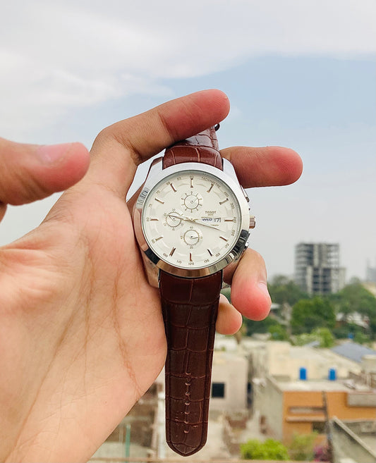 Tissot Chronograph (White) watch Timexion.pk 